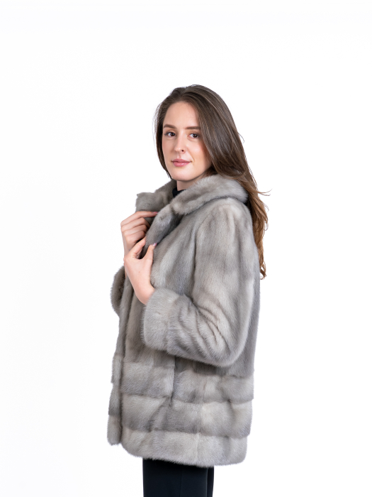 Jachetă nurcă Sapphire Grey [2]