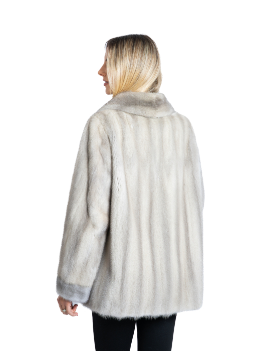 Jachetă nurcă Sapphire Grey [3]