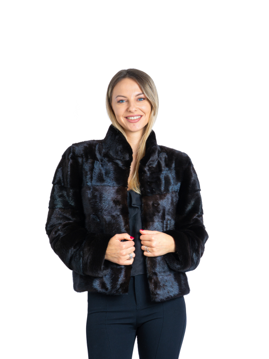 Jachetă vizon Black Brown [1]