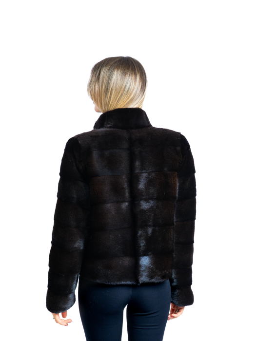Jachetă vizon Black Brown [3]