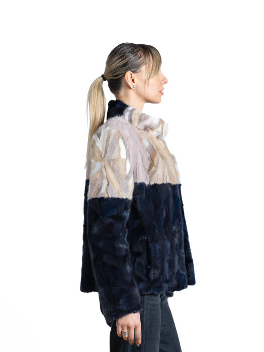 Jachetă vizon MRR multicolor [2]