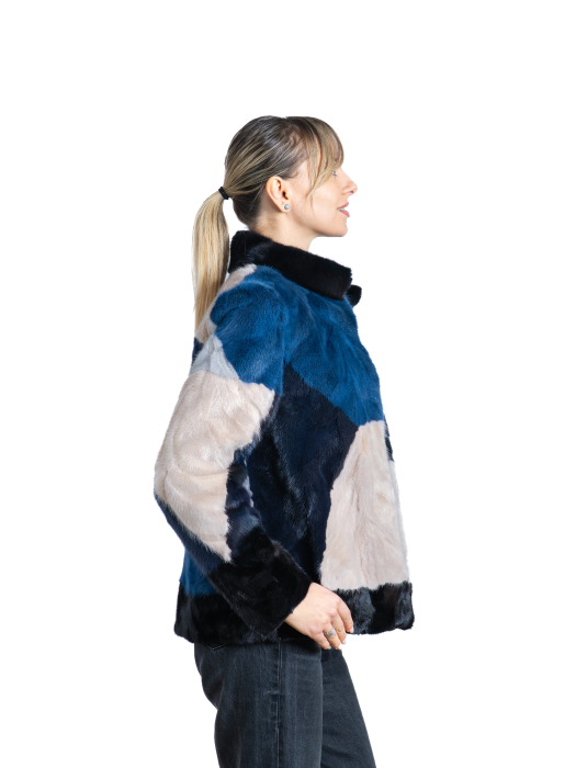 Jachetă vizon MRR multicolor [2]