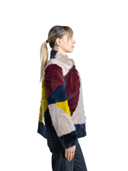 Jachetă vizon MRR multicolor [2]