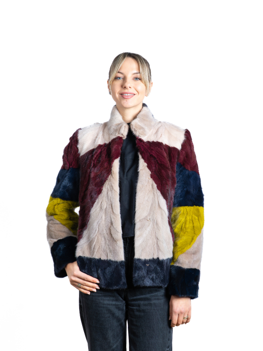 Jachetă vizon MRR multicolor [1]
