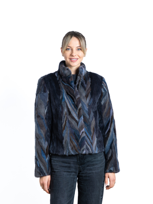 Jachetă vizon MRR multicolor [1]
