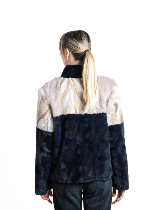 Jachetă vizon MRR multicolor [3]