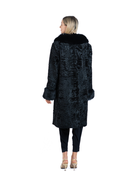 Palton astrahan Black [3]