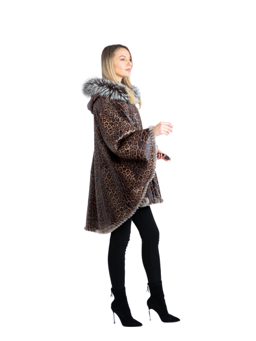 Pelerină ovine tip poncho [2]