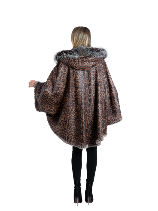 Pelerină ovine tip poncho [3]