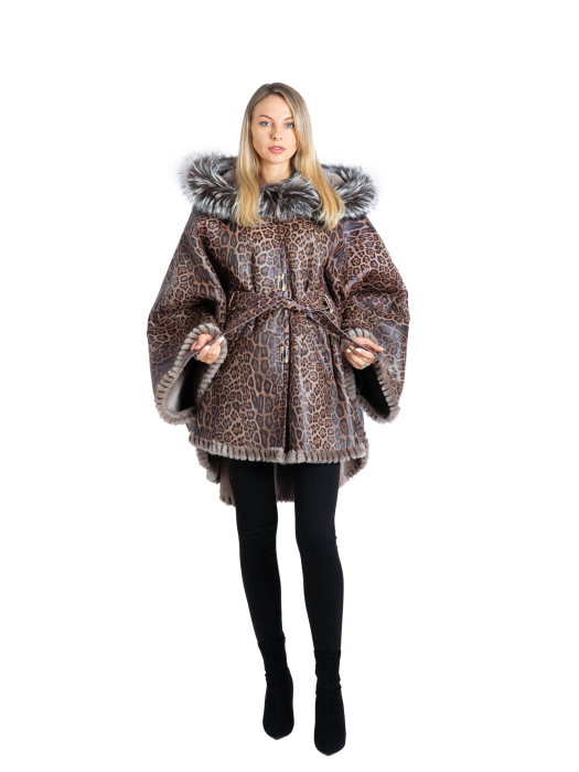 Pelerină ovine tip poncho [1]