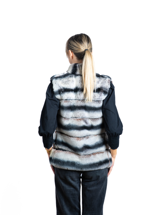 Vestă rex chinchilla Grey Black [2]