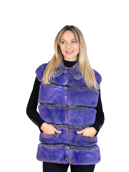 Vestă rex chinchilla Purple [1]