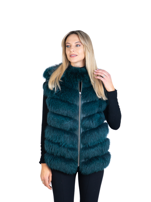Vestă vulpe polară Forest Green [1]