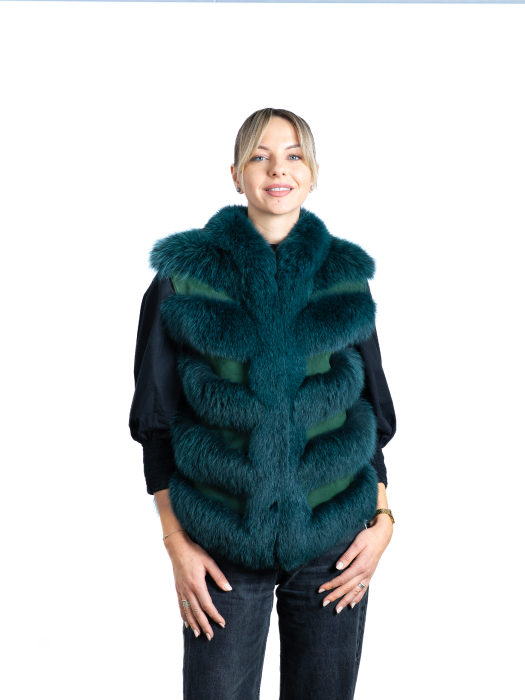 Vestă vulpe polară Green [1]