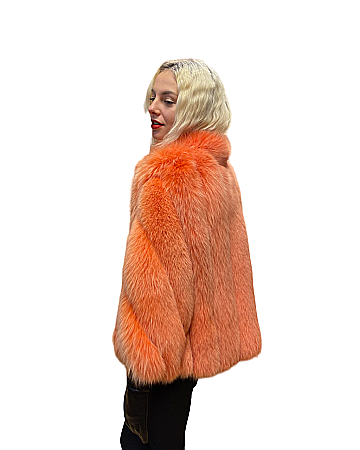 Pelerină Andreea vulpe polară Orange [1]