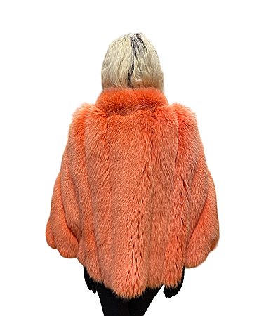 Pelerină Andreea vulpe polară Orange [2]