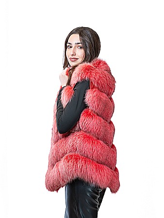 Vestă vulpe polară Pink [1]
