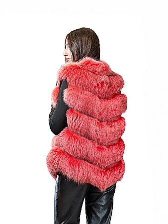 Vestă vulpe polară Pink [2]