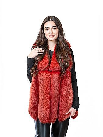 Veste - Vestă vulpe polară Red