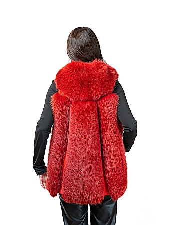 Vestă vulpe polară Red [2]