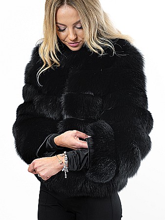 Jachetă vulpe polară Black [3]