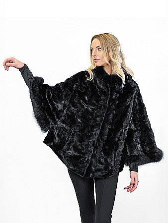 Pelerină vizon MRR Anca Black [1]