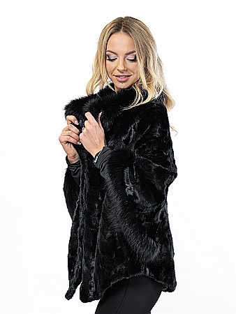 Pelerină vizon MRR Anca Black [3]