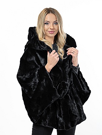Pelerină vizon MRR Giulia Black [1]
