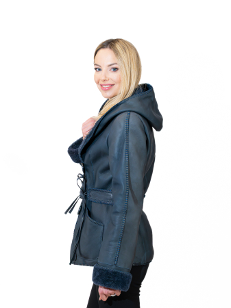 Cojoc ovine Blue Smoke [1]