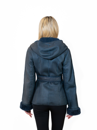 Cojoc ovine Blue Smoke [2]