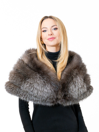 Accesorii - Etolă de vulpe argintie