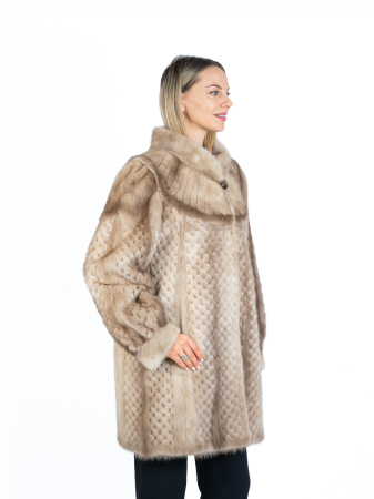 Haină nurcă Light Beige [1]