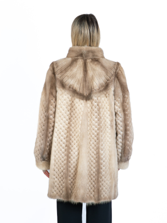 Haină nurcă Light Beige [2]