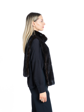 Haină versatilă vizon Dark Brown - model 3 in 1 [1]