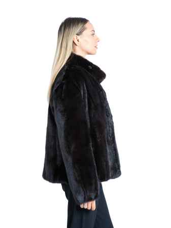 Haină versatilă vizon Dark Brown - model 3 in 1 [3]