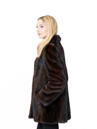 Jachetă de nurcă Dark Brown [1]