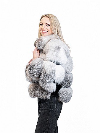 Jachetă de Vulpe Arctic White [1]