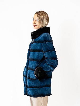 Jachetă Deep Blue Rex Chinchilla [1]