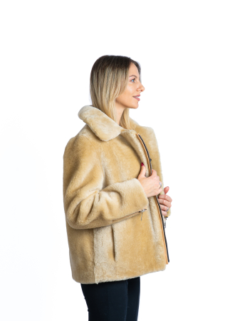 Jachetă mouton Beige [2]