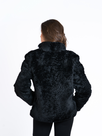 Jachetă mouton curly Black [2]