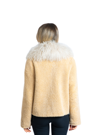 Jachetă mouton & mongolian Beige [2]