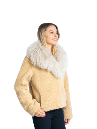 Jachetă mouton & mongolian Beige [1]