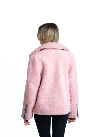 Jachetă mouton Powder Pink [2]