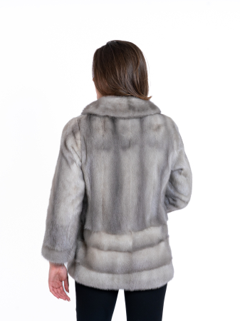 Jachetă nurcă Sapphire Grey [2]