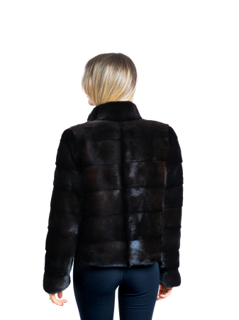 Jachetă vizon Black Brown [2]