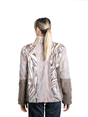 Jachetă vizon MRR multicolor [2]