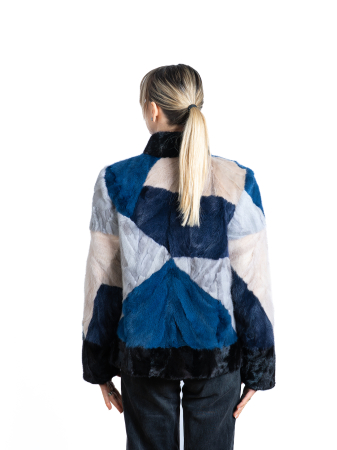 Jachetă vizon MRR multicolor [2]