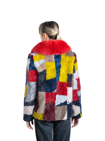 Jachetă vizon MRR multicolor [2]