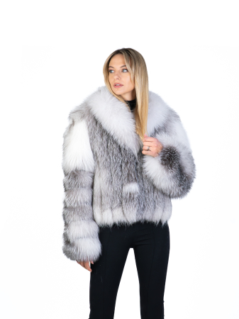 Haine damă de vulpe - Jachetă vulpe Arctic Fox
