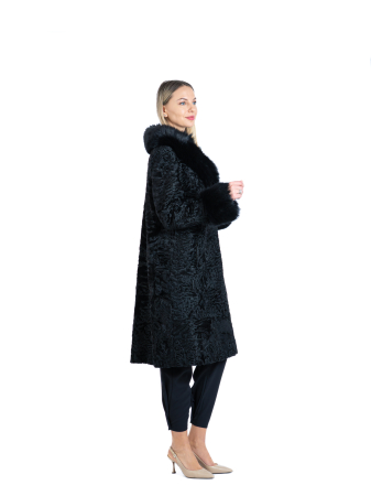 Palton astrahan Black [1]
